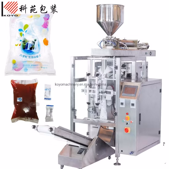 Kyl5000b 액체 풀을 위한 피스톤 /Servo 채우는 펌프 장비되는 자동적인 달게 한 팥 풀 짜기 유형 포장기